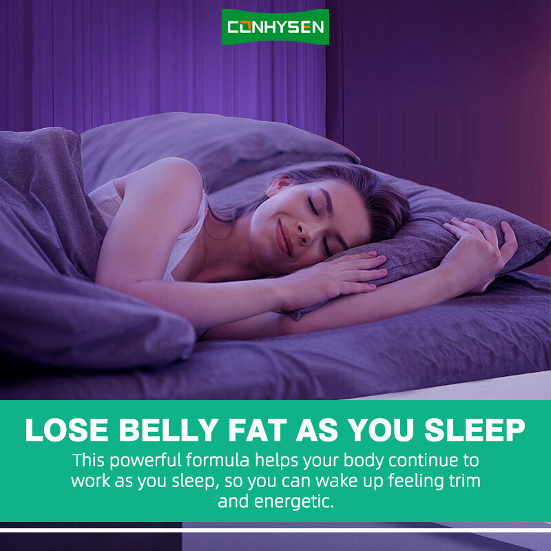 Étiquette privée brûleur de graisse de nuit pour perdre la graisse du ventre pendant le sommeil avec extrait de haricots blancs femmes de soutien capsules