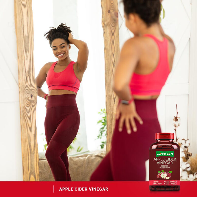 OEM/ODM Supplément ACV de soutien à la digestion et à la désintoxication Gestion du poids Capsules de vinaigre de cidre de pomme pour hommes Femmes
