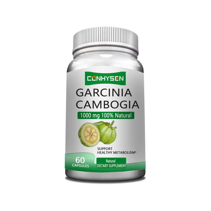 Marque privée Garcinia Cambogia Suppléments à base de plantes Garcinia Cambogia Capsules soutiennent un métabolisme sain et un meilleur état d'esprit