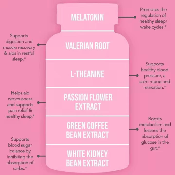 Brûleur de graisse nocturne OEM/ODM étiquette privée extrait de haricot blanc stimule le métabolisme soutien musculaire récupération capsules pour femmes