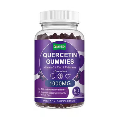 Supplément de quercétine de marque privée gomme à base de vitamine C pour soutenir l' immunité