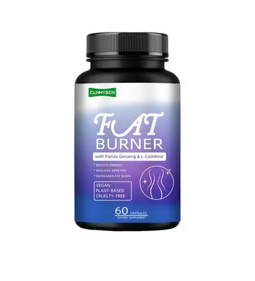 Panax Ginseng L-Carnitine Extrait 60 Capsules végétariennes pour la combustion des graisses Augmenter l' endurance