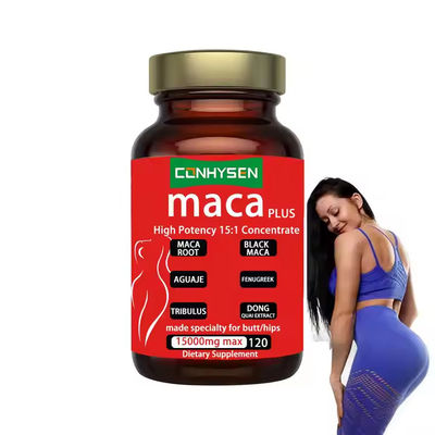 Capsules d'amélioration féminine à base de plantes de la maca Amélioration de la hanche pour un attrait sexuel Augmentation de la santé