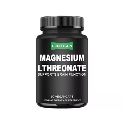 Capsules de magnésium aromatisées sur mesure avec L-thréonate augmentent l' énergie