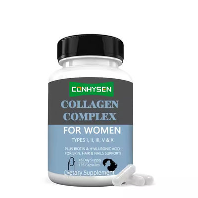 Capsules complexes de collagène pour femmes Biotine Vitamine C Supplément d'usine fournisseur
