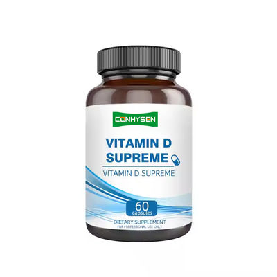 Supplément en multivitamines Capsules La vitamine D soutient la santé du système immunitaire cardiaque