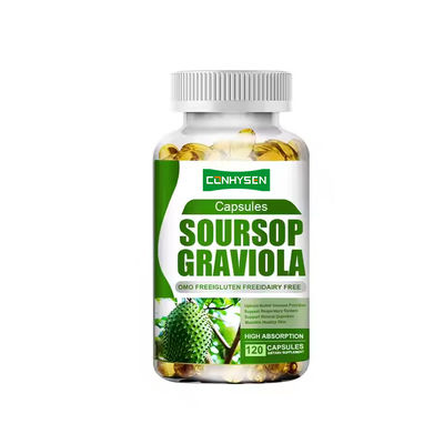 Soursop Graviola Gels doux pour le système respiratoire Supplément à base de plantes