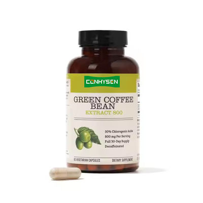 Capsules d'extrait de grains de café vert Augmenter le métabolisme Santé globale Logo privé
