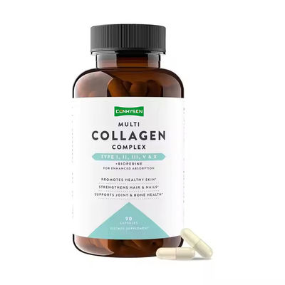 Les capsules à complexes de collagène favorisent la santé de la peau