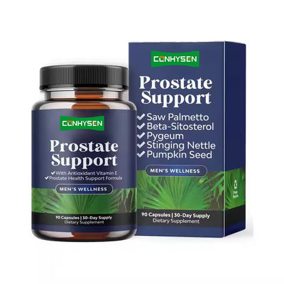 Capsules de prostate Saw Palmetto Appui au bien-être des hommes Trait urinaire 90 capsules