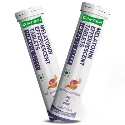 OEM Mélatonine Effervescent Tablets pour améliorer le sommeil profond et reposant