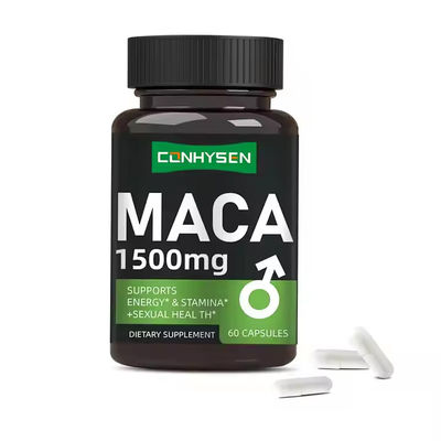 Capsules d'amélioration masculine de saveur personnalisée Racine de maca Supplément alimentaire offre de l'endurance