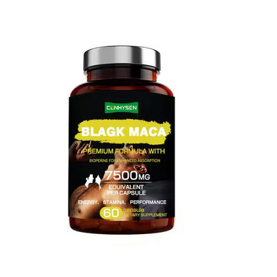 Les capsules de racine de maca noire augmentent la libido pour les performances masculines