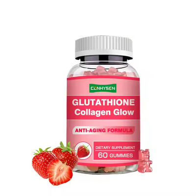 Glutathione Collagène Glow Gummies Améliore l'élasticité de la peau Le blanchiment de la peau 2,5-3g/Gummy