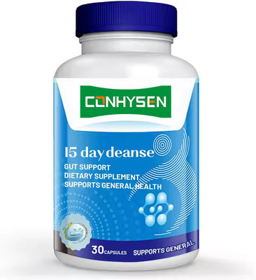 Marque privée 15 jours capsules de nettoyage de l' intestin pour la santé digestive et santé intestinale