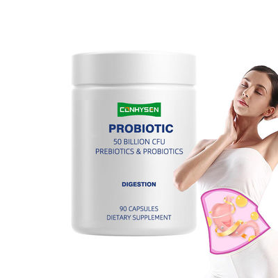 Approvisionnement d'usine Capsules de probiotiques Capsules de mélange de probiotiques Renforce le système digestif avec des prébiotiques