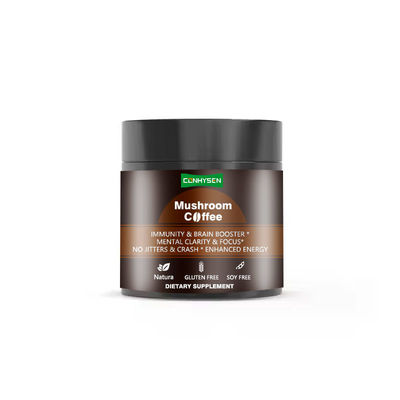 Boisson rafraîchissante à prix réduit améliore l'énergie Café aux champignons avec Cordyceps Reishi Sans gluten
