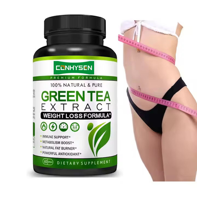Capsules de thé vert 100% naturel pour favoriser la perte de poids et l'amincissement