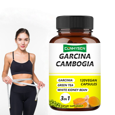 Garcinia Cambogia Capsules 3 en 1 Ingrédients haut de gamme Augmenter la production d'énergie