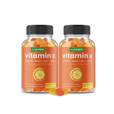 OEM Vitamine C Santé de la peau Antioxydant Soutien immunitaire Vitamine C gommeuses