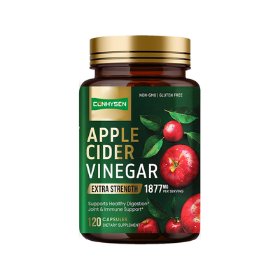 Gélules de cétone naturelle OEM ACV pour la perte de poids, sans sucre, biologiques, ventre plat, gélules de vinaigre de cidre de pomme pour la perte de poids, bonbons gélifiés à la fibre alimentaire