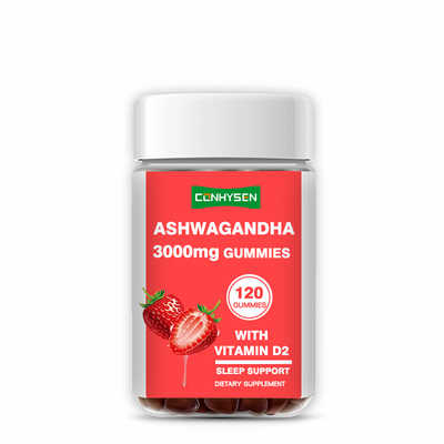 Grossiste Personnalisé Gummies Ashwagandha Soutien de l'Humeur Quotidien et Résilience au Stress