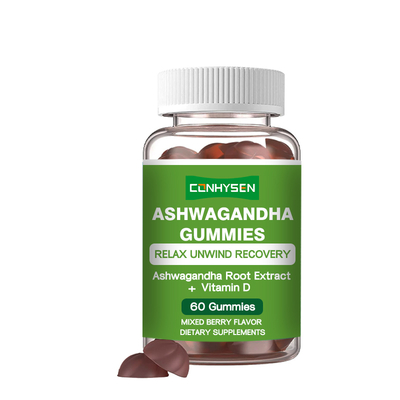 Prix de gros des gummies d'Ashwagandha Améliore la qualité du sommeil Sûr Facilement absorbé