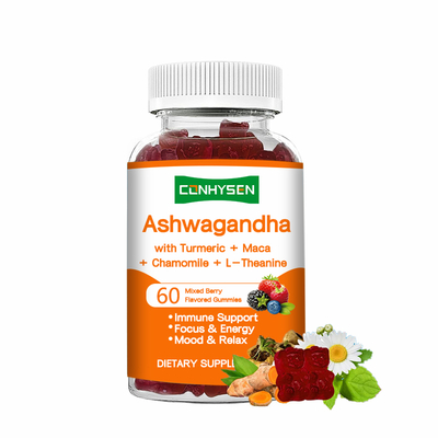 Prix de gros Gummies Ashwagandha Soutien Concentration Mémoire