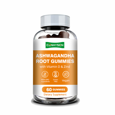 Prix en gros Les gommes d' ashwagandha Gestion du stress Régulation du cortisol