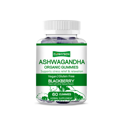 Gélifiés Ashwagandha 18 mois de durée de conservation Complément pour le soulagement du stress