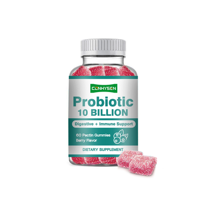 Gummies probiotiques 2,5g pour la santé digestive et immunitaire