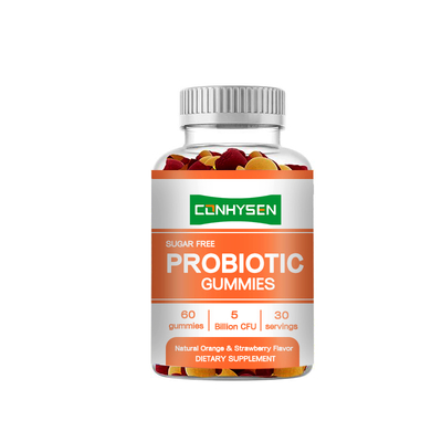 Gummies probiotiques personnalisées pour la santé immunitaire et intestinale 5 milliards d'UFC