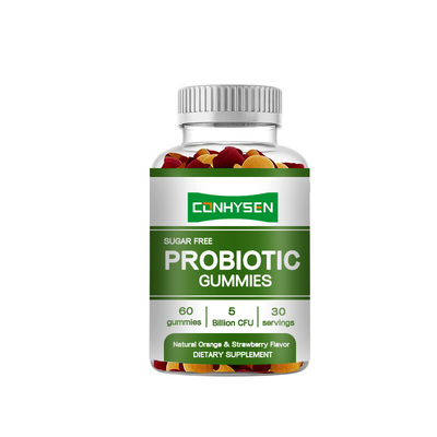 OEM Probiotique Gummies 5B CFU pour la santé intestinale saveur personnalisée