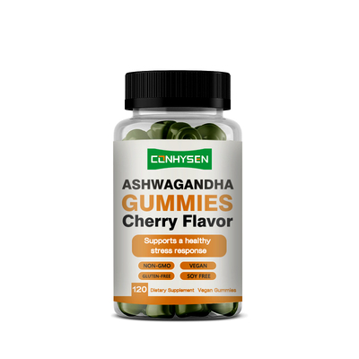 Ashwagandha Gummies 60 unités avec Vitamine D2 pour le soutien immunitaire