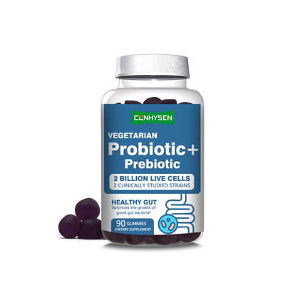 Produits de l'usine Probiotiques Prebiotiques gommeuses Santé du tractus intestinal et immunitaire
