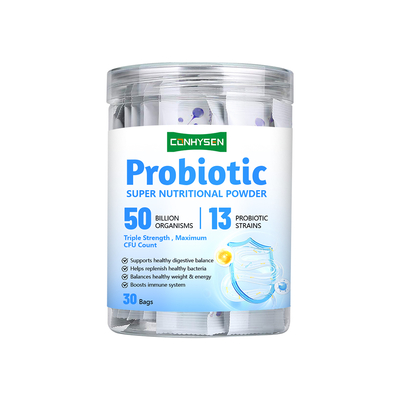 ODM personnalisé Poudre nutritionnelle probiotique Équilibre de la flore intestinale Soutien digestif