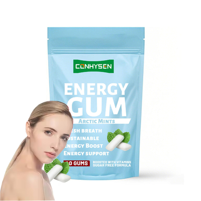 Gomme à l'énergie à la vitamine E Aide à prévenir les caries En stock Fournisseur d'usine