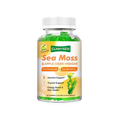 Personnalisation d'usine de gummies de mousse marine 8-en-1 pour le soutien immunitaire et thyroïdien