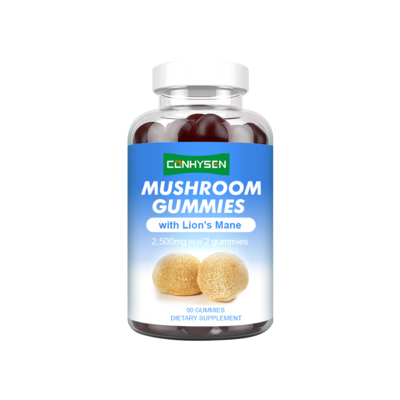 Fournisseur de gummies aux champignons - Formule personnalisée 10-en-1 pour la santé cardiaque