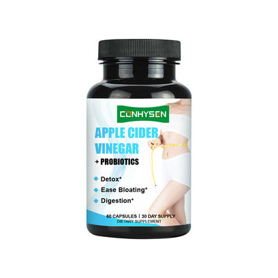 Gélules de vinaigre de cidre de pomme Cleanse et Detox avec Probiotiques - Vente en gros usine