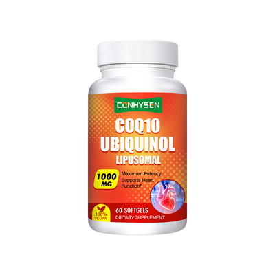 COQ10 Ubiquinol Softgels 1000mg Soutien de la fonction cardiaque OEM/ODM Personnalisé