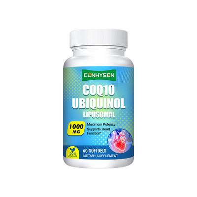 COQ10 Ubiquinol Softgels Étiquette Personnalisée Améliorer l'Énergie et la Vitalité Usine