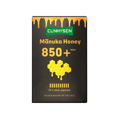 Fournisseur d'usine de miel de Manuka 850+ MGO pour soutenir une immunité et une digestion saines