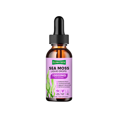 Gouttes liquides de Sea Moss biologique Premium sur mesure pour stimuler le métabolisme pour adultes