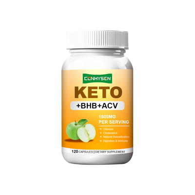 Capsules de céto avec BHB ACV 1600 mg de fabrication de soutien immunitaire à la digestion directe