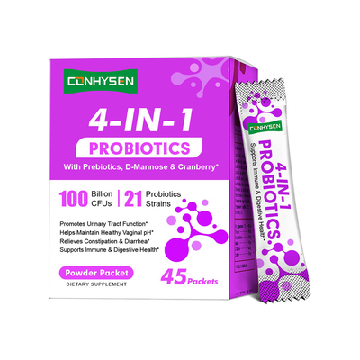 Augmenter la digestion immunitaire Adultes 4 en 1 Probiotiques en poudre usine en gros