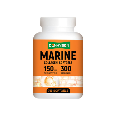 Softgels de collagène marin pour la santé des cheveux, de la peau et des ongles, OEM/ODM personnalisé