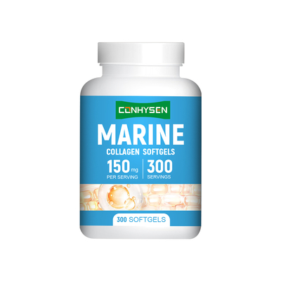 Softgels de collagène marin 150mg personnalisés en gros pour favoriser le système digestif