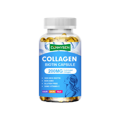 Soutenir les cheveux et les articulations en bonne santé Collagène Biotine Capsules OEM/ODM personnalisé