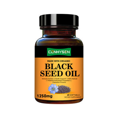 Factory Customization Organic Black Seed Oil Softgels Immune Antioxidant Support